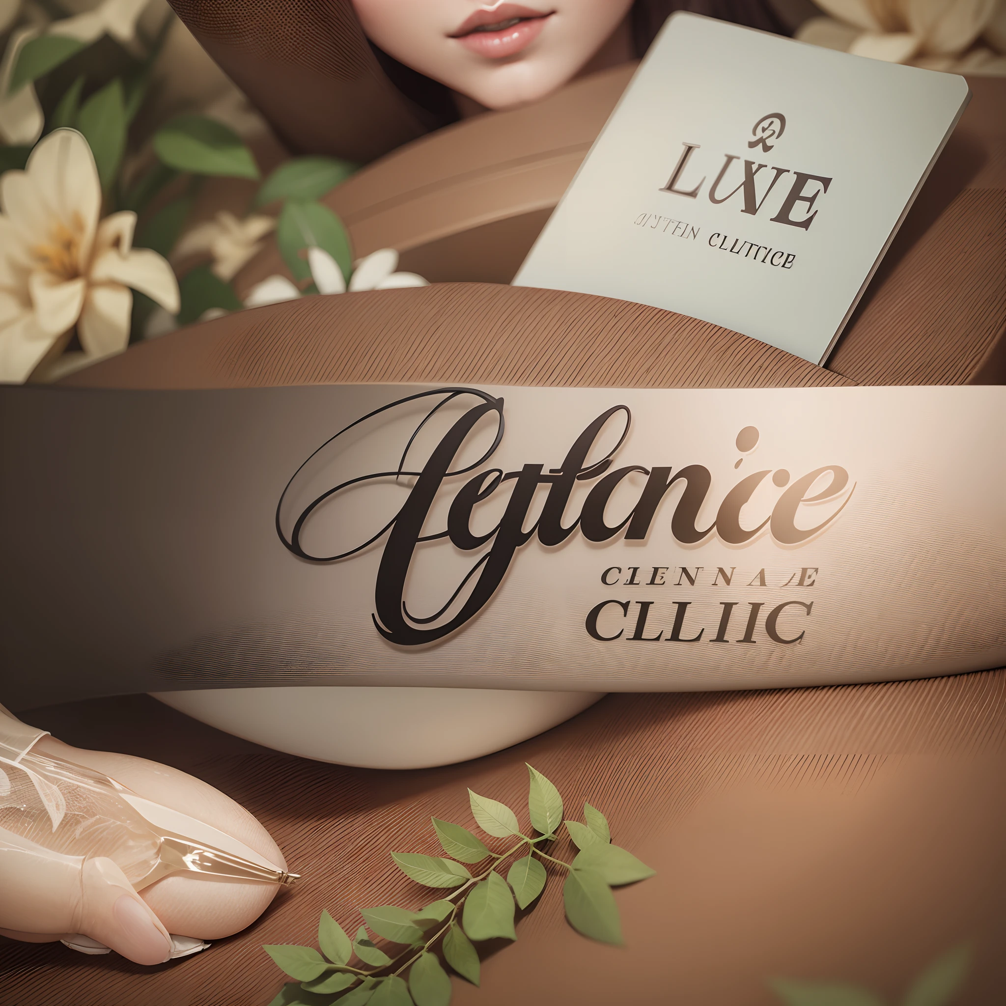 aesthetic clinic name Elegance luxe clinic - advanced aesthetics with beautiful letters --auto --s2
