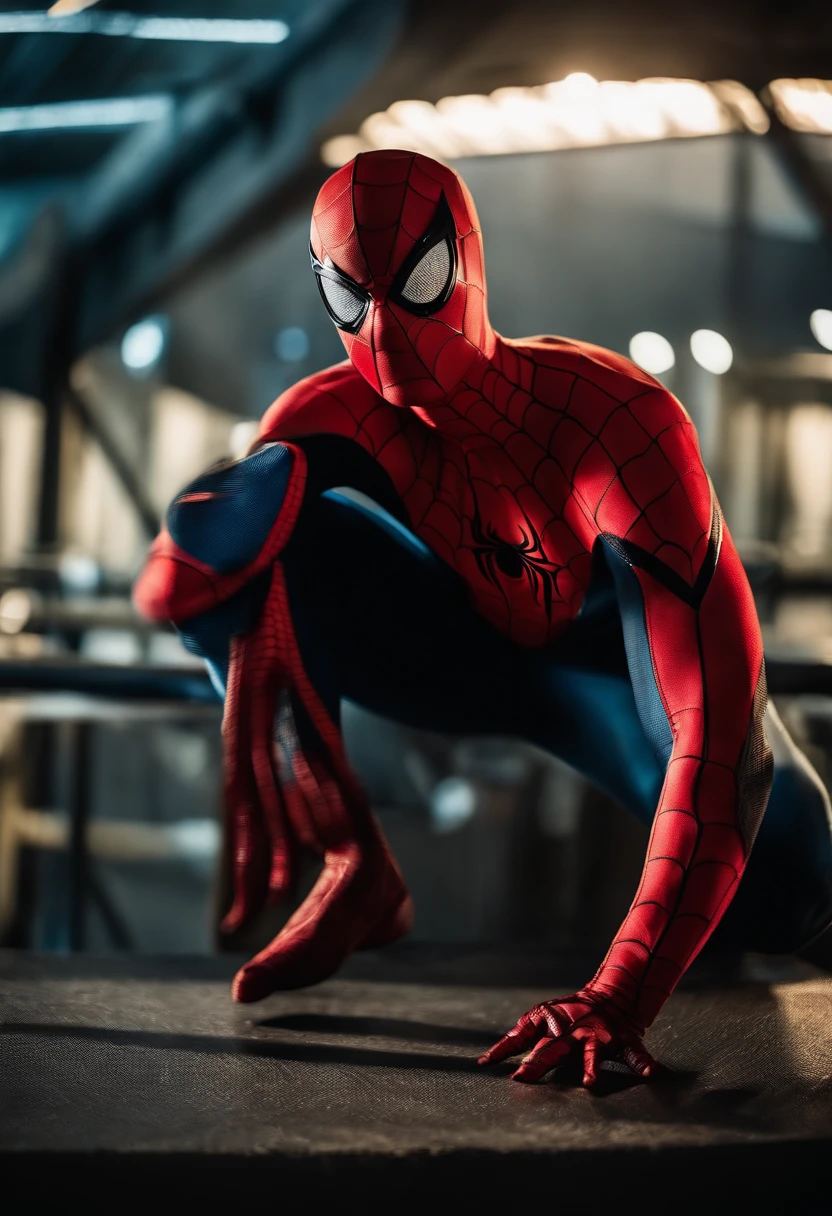 Spider man mcu venomed symbiote costume without canvas pattern in costume