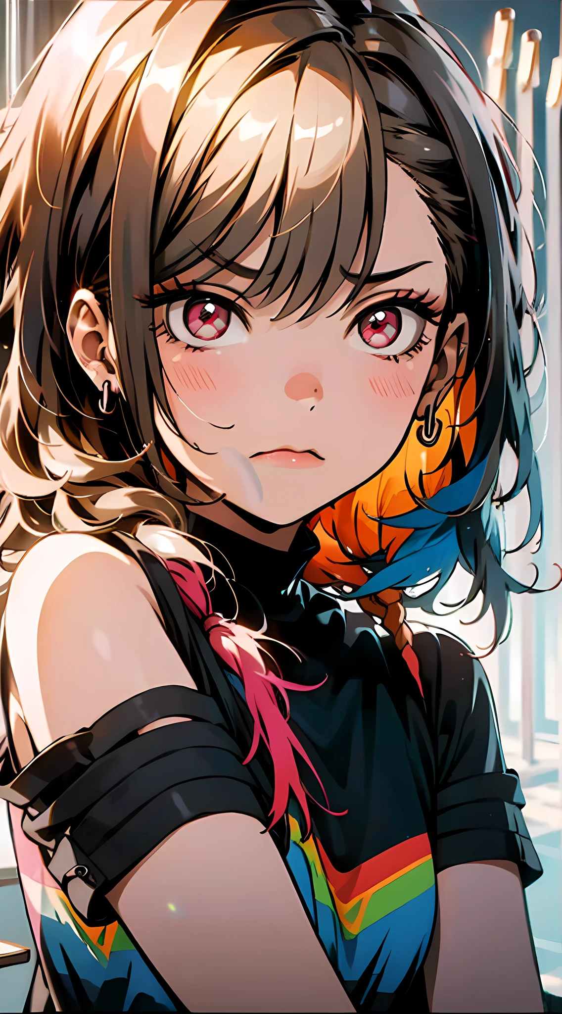 (best quality,high res,masterpiece:1.2),ultra-detailed,modern portrait,expressive eyes,side poses,lively composition,evokes emotion,studio lighting