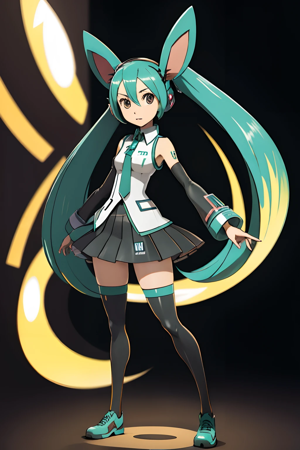 treinadora, Hatsune Miku, Pokémon Eevee, Poké Ball