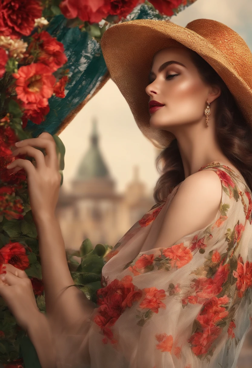 Make a modern animation that represents "women's fashion". o desenho precisa ter 1580px de largura e 220px de altura