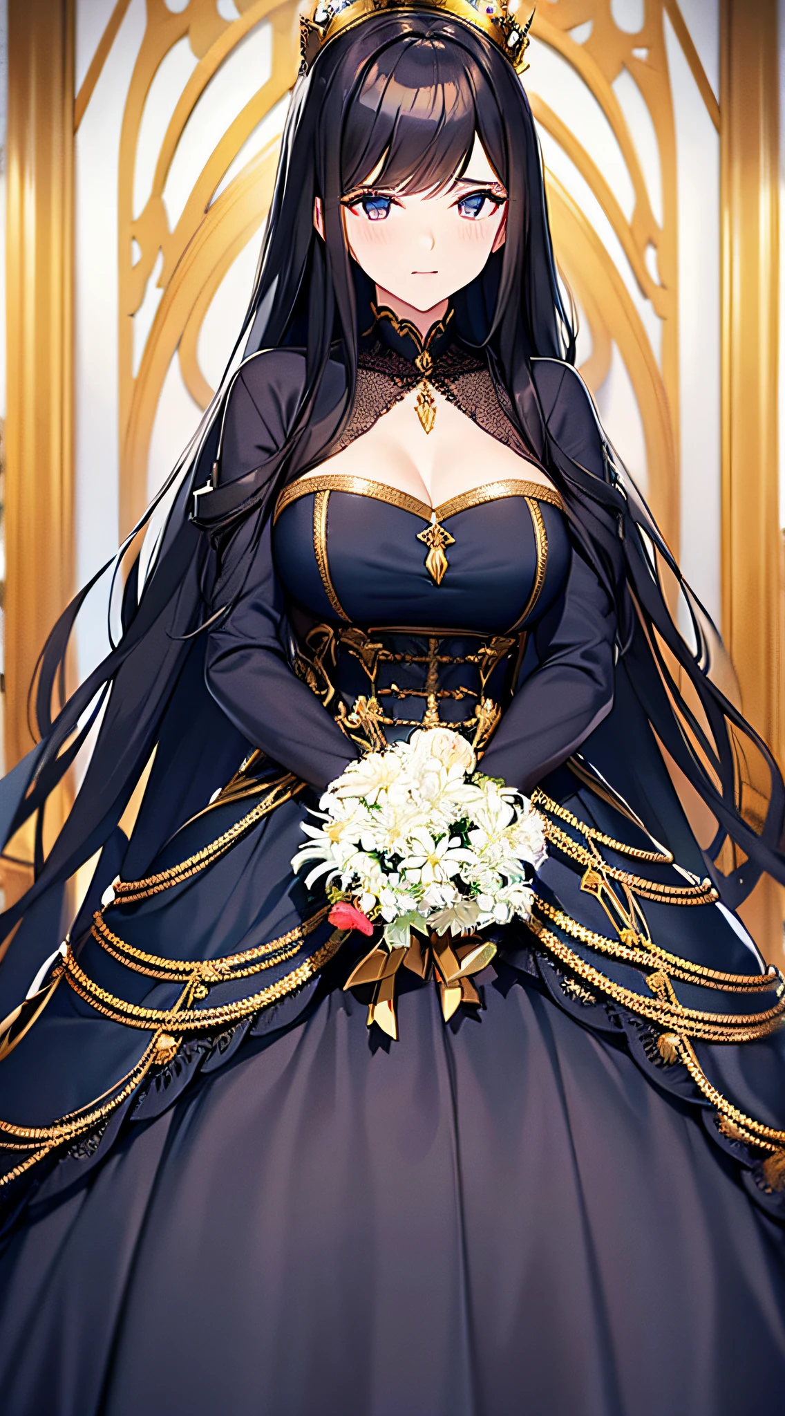 roses and white spider lily