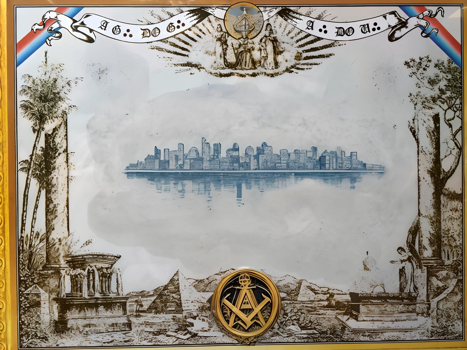 FILL WITH SYMBOL OF FREEMASONRY