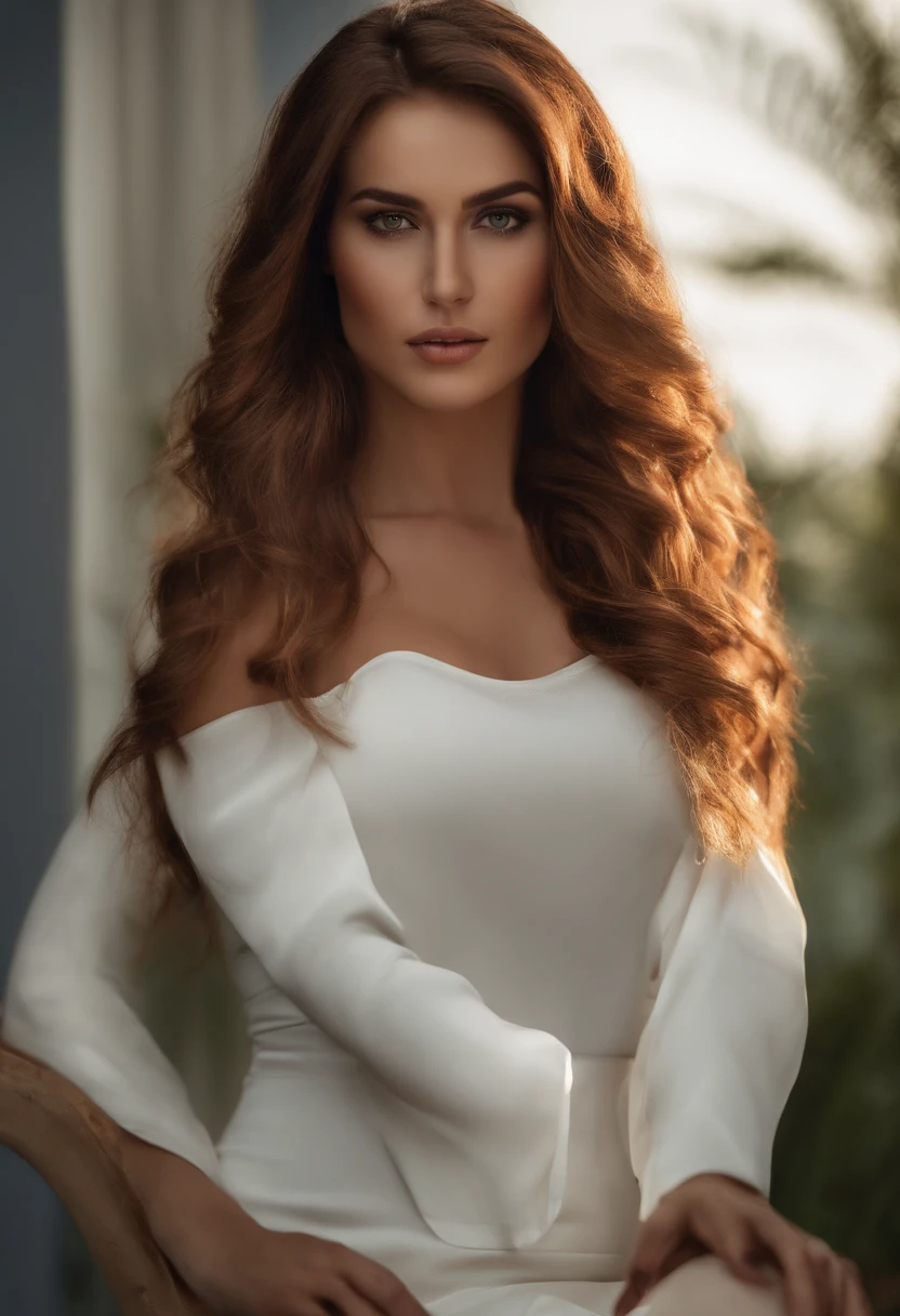 Mulher de 26 anos, ruiva, Roupa desportiva perfeita, Tampo tanque preto, black sports shorts, posando na sala de estar de uma luxuosa villa, high ceilings, Objetos luxuosos da villa no fundo, Seios grandes, longos cabelos ruivos, accurate hands, olhos precisos, Small Body Features, Seios grandes, Seios grandes, fino, anorexic, pale skinned, Olhos verdes, cabelos ruivos, foto realista, Detalhe da vida, Mulher real, FOTO REAL, soft-lighting, Cores, Very detailed, dramatic lighting, Trending digital art in the art station 8k HD high definition detailed realistic, circunstanciado, textura da pele, hiper detalhado, textura de pele realista, armadura, best quality, Ultra Highres, (photoreallistic: 1. 4), high resolution, circunstanciado, Foto bruta, sharp re, Nikon D850 Film Stock Photography 4 Kodak Portra 400 F1 Camera.6 Lenses Rich Colors Hyper Realistic Texture Dramatic Lighting Unreal Engine Trend at Art Station Cinestill 800, Anatomia feminina precisa, Olhos perfeitos de 500px, Metart, BRuit ISO