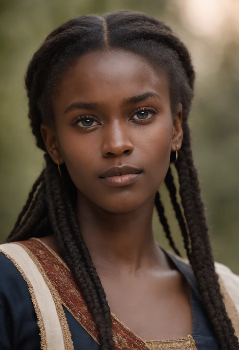 (((a deep black wound crosses her left cheek))) dark complexion, man around , natural dreadlocks hair, distinctive blue eyes, wearing smock, tall, built and muscular, ravishing and handsome, burning wood in a royal setting, ultra sharp focus, realistic shot, royal male clothes, tetradic colors (scar:1.4)
