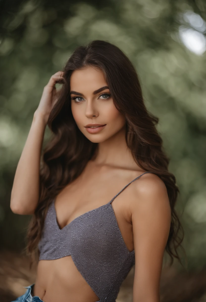 mulher com regata e calcinha combinando, com olhos azuis, Retrato Sophie Mudd, Retrato de Corinna Kopf, cabelos loiros e olhos grandes, Selfie de uma jovem mulher, Olhos no quarto, Violeta Myers, ohne Maquiagem, maquiagem natural, staring directly at camera, Rosto com Artgram, dezentes Maquiagem, Impressionante tiro de corpo inteiro, no quarto, Fission