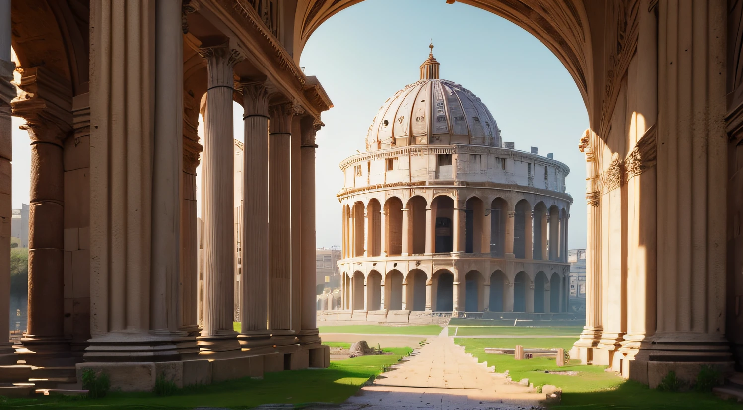 ancient Rome, civilization, nature, 8k, strong citadel