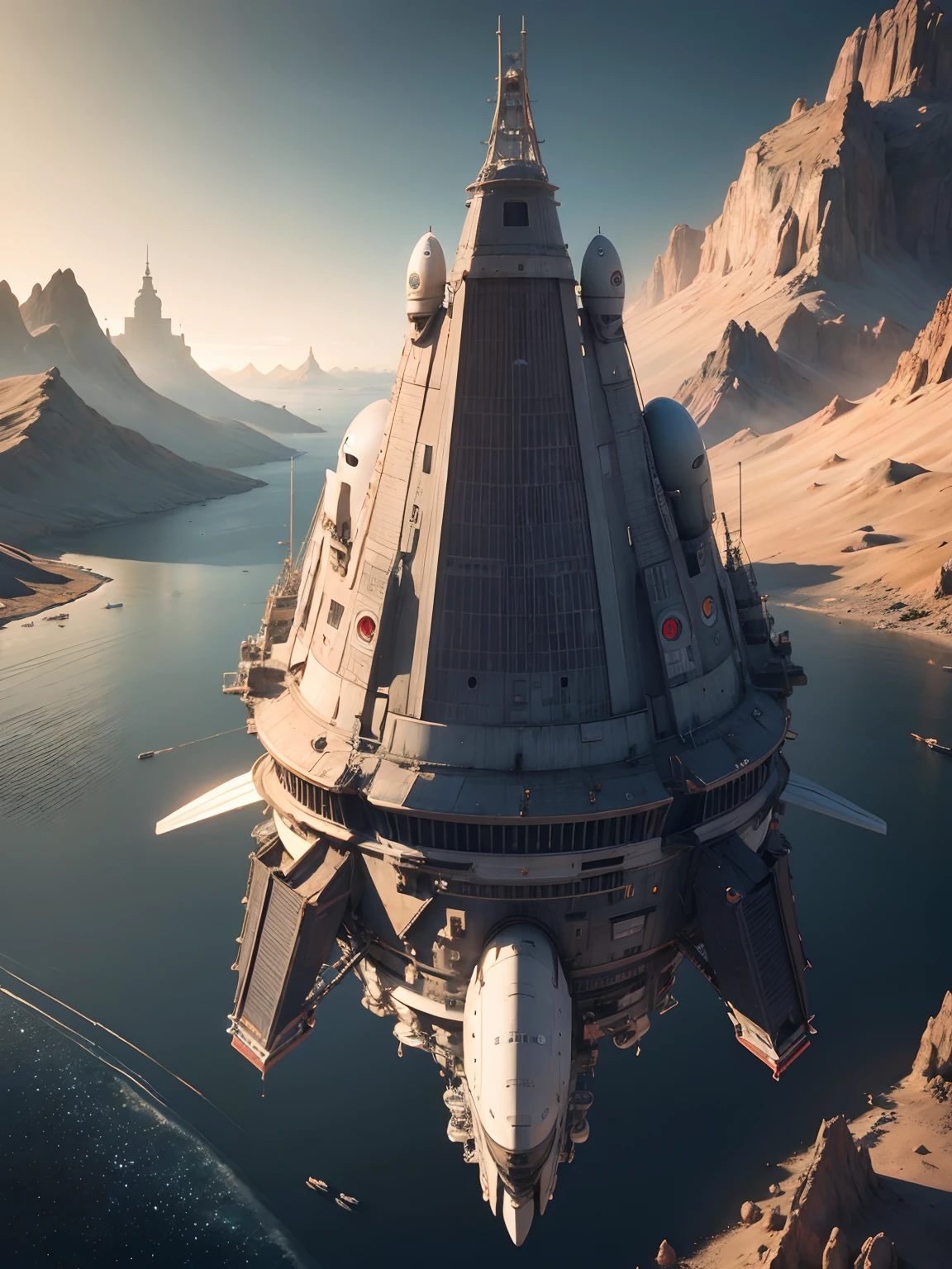 Espacial ,planetas, nave crusero,4k,HD,ciudad
