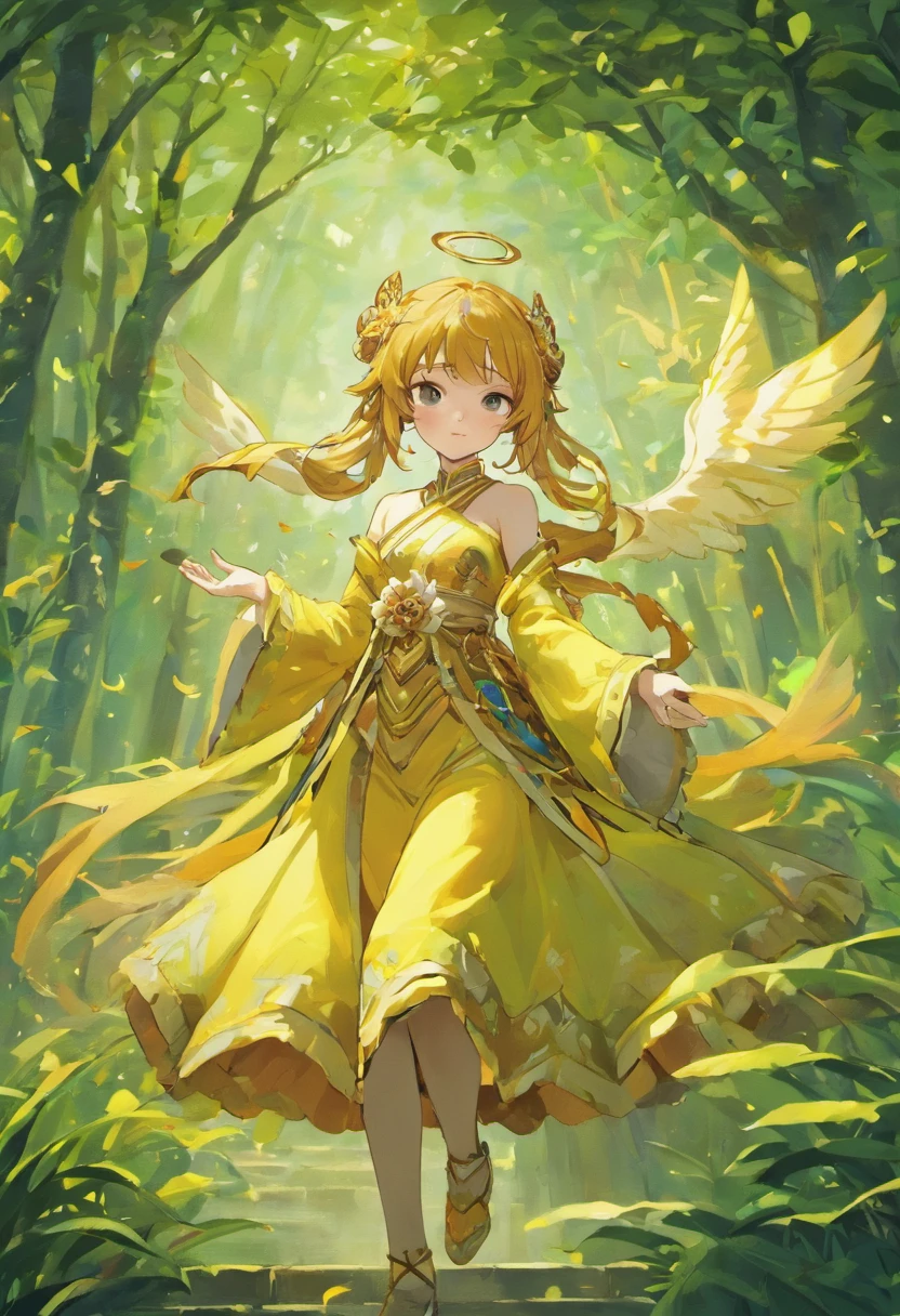Donghua, a woman ('Xiao wu' soul land) in a costume is posing in a garden, stuning fantasy 3 d render, donghua anime woman fullbody art, inspired by Xiao wu, soul land donghua character, dynasty princess, cgsociety 9, 3 d donghua realistic, female donghua character, ”beautiful donghua anime woman, by Lü Ji, realistic donghua Xiao wu 3 d style, artdoll, xianxia, 2. 5 d cgi anime fantasy artwork
