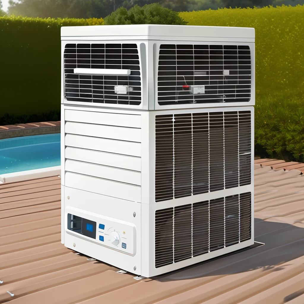 Hot and cold evaporated cooler system by solar