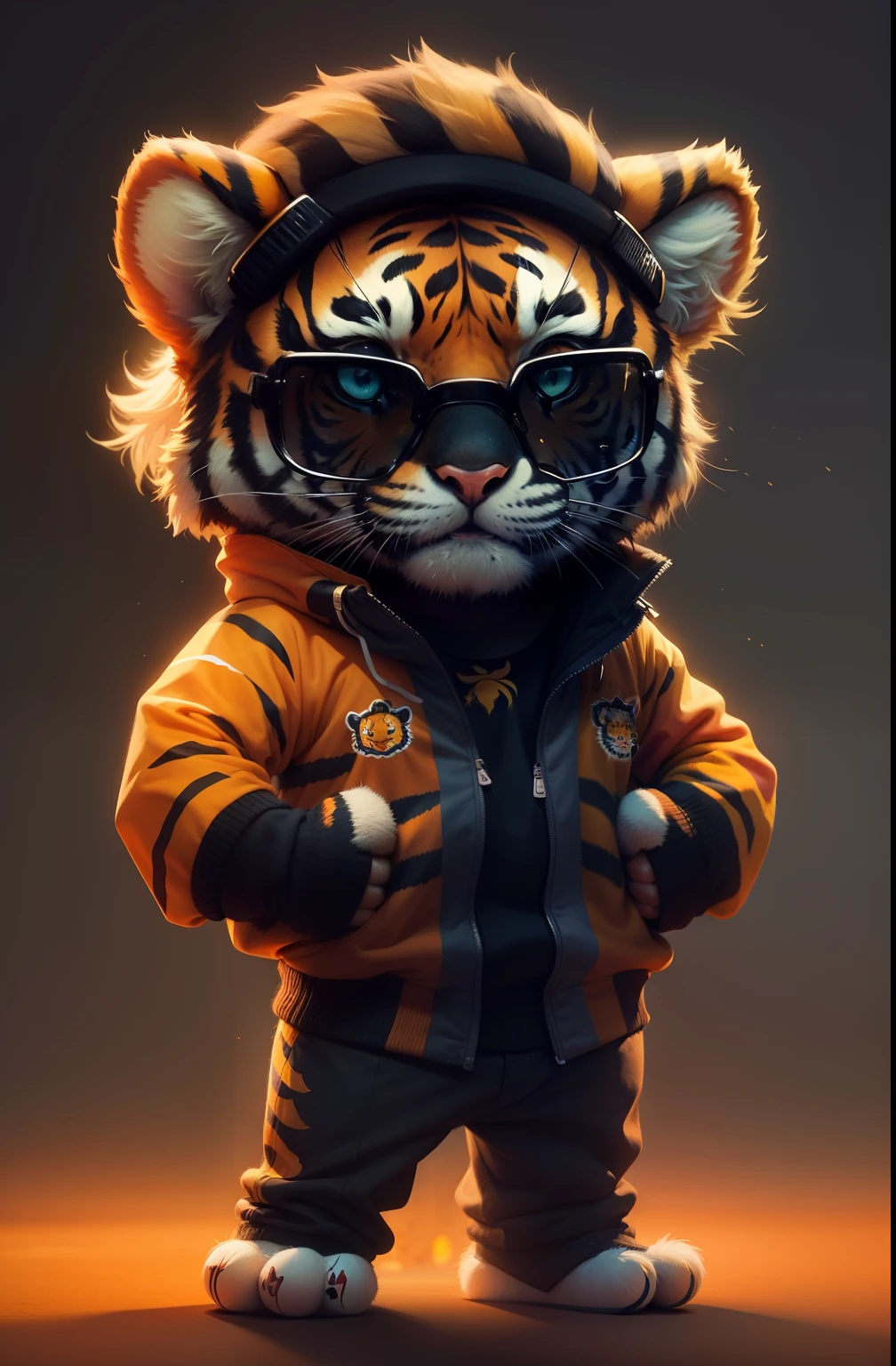 Cute tiger mascot