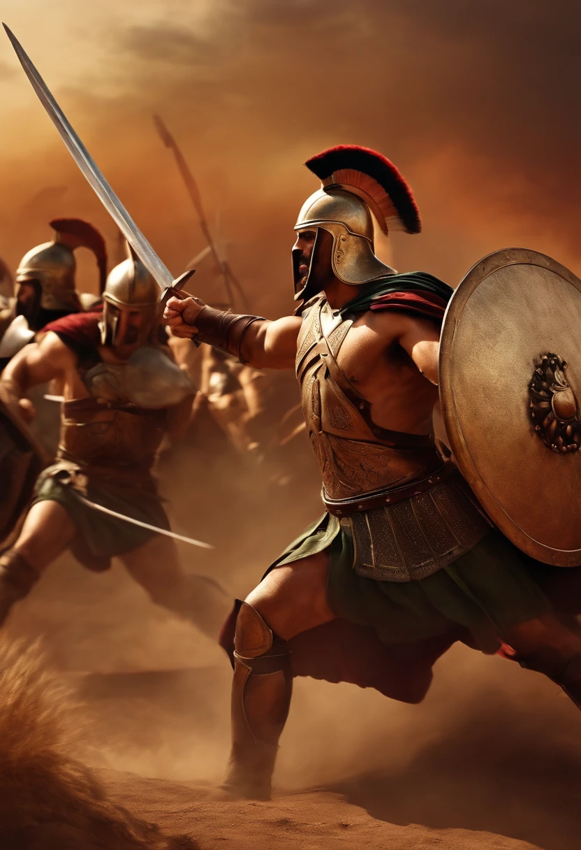 spartans fighting persians