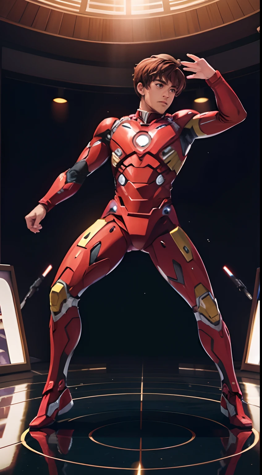 1men, solo,  full body, dance , Ironman