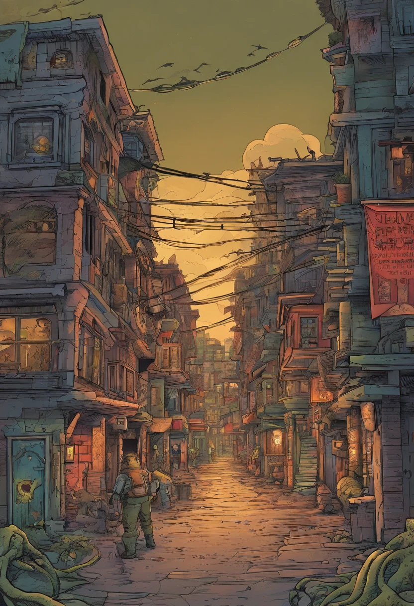 monstros aparecendo na cidade,pessoas correndo,horrible monster,16k,Full HD,high resolution,imagem clara,tom escuro,gloomy setting,medo,terror),(melhor qualidade,ultra-detalhado,Realistic:1.37),horror,paisagem noturna,pessoas apavoradas,nevoeiro denso,Ominous shadows,Gritos sangrentos,Garras e presas perigosas,monstrous creatures towering over buildings,luzes vibrantes da cidade misturadas com atmosfera estranha,terror surreal,dark alleys filled with trembling citizens,chaos and panic spreading through the city,Nightmare monsters unleashing havoc and destruction,apocalipse de pesadelo,Unstoppable terror engulfing the metropolis,tentativas desesperadas de escapar da ira monstruosa,Dark sky illuminated by lightning,suspense comovente,Innocence threatened by monstrous abominations,Cityscape transformed into a haven of horrors,Darkness consuming the once vibrant city.