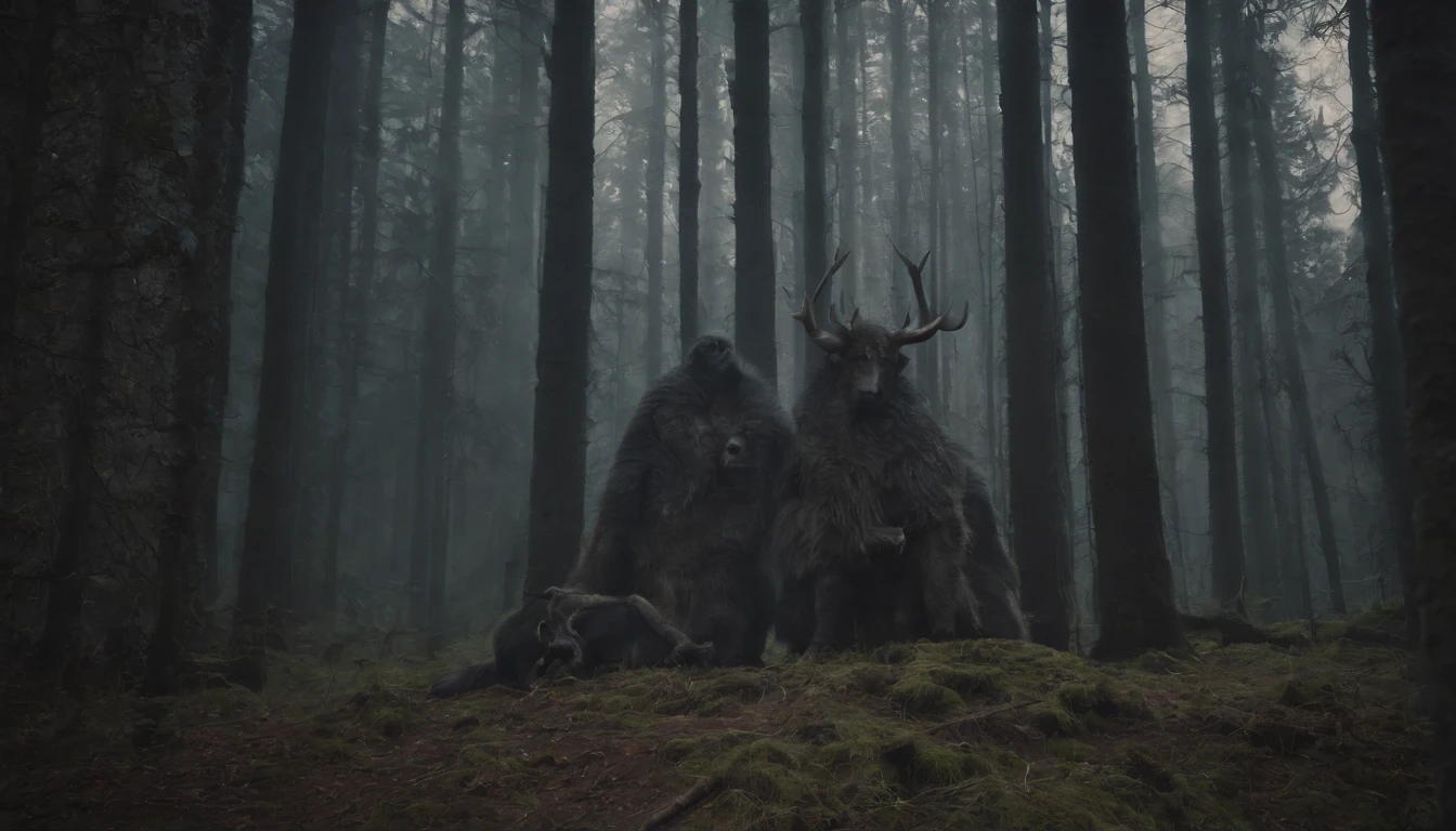 Medieval Dark Forest,The Monster,hopelessness,terrorism