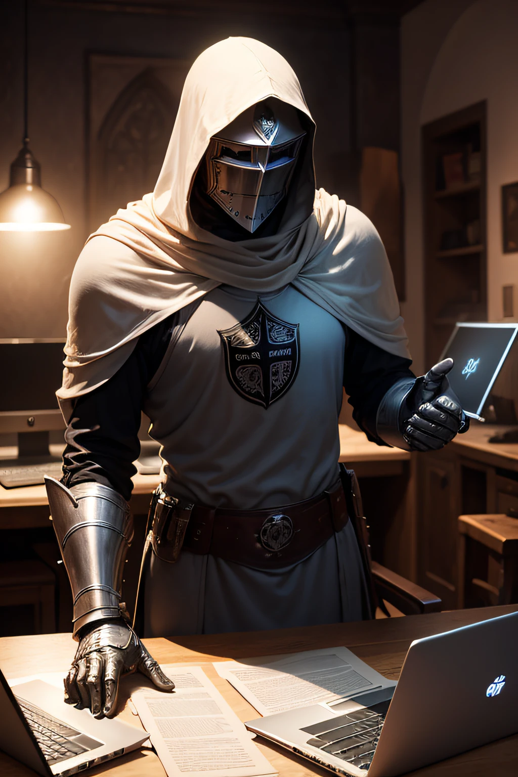 Knight Templar on computer