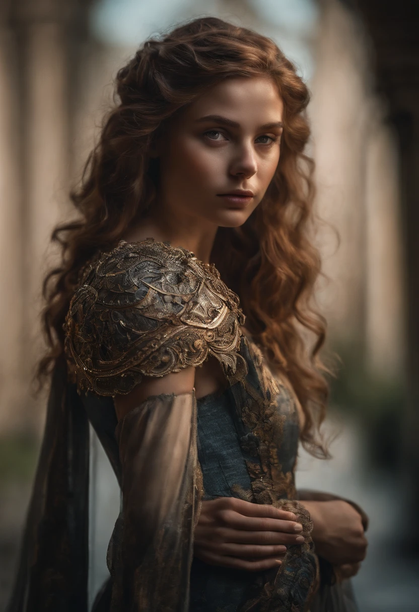 the best quality, high resolution, detaillierter 8k CG, Meisterwerk, Erstaunliche Kunst, Feine Details, Hohe Detailgenauigkeit, Komplexe Details, Lange Haare, Girlish feeling, Big watery eyes with stars in them, reines Verlangen, bezaubernd, Young and beautiful, unsterblich,Fliegen ,,Licht und Schatten, Licht,Beautiful clothes,Meer,Cyberpunk, Mecha Girl, Mechanical body