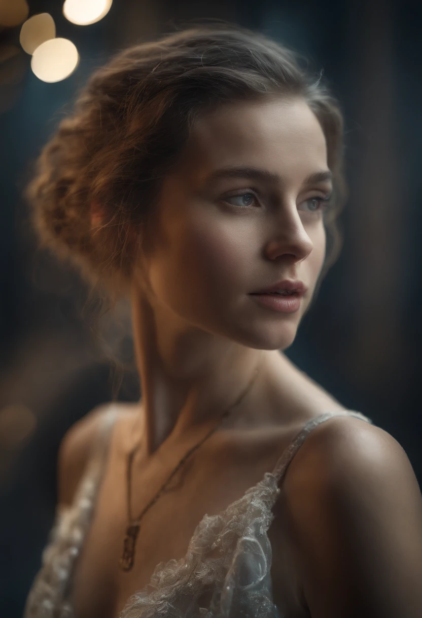 the best quality, high resolution, detaillierter 8k CG, Meisterwerk, Erstaunliche Kunst, Feine Details, Hohe Detailgenauigkeit, Komplexe Details, Lange Haare, Girlish feeling, Big watery eyes with stars in them, reines Verlangen, bezaubernd, Young and beautiful, unsterblich,Fliegen ,,Licht und Schatten, Licht,Beautiful clothes,Meer,Cyberpunk, Mecha Girl, Mechanical body