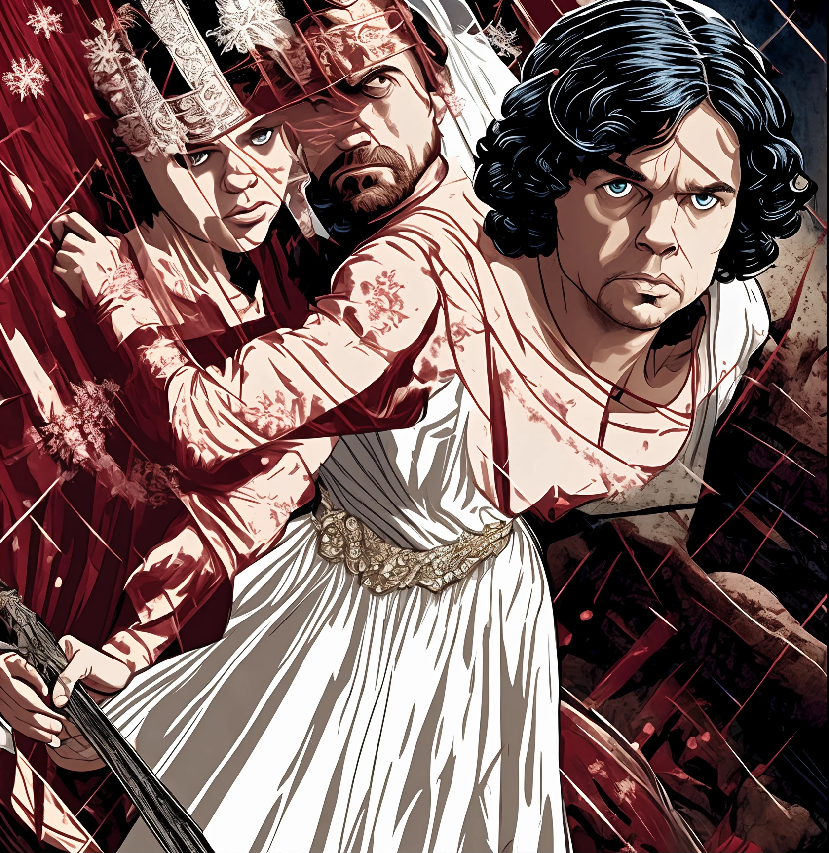 Snow white marrying Tyrion Lannister while under attack by the axeman --auto --s2