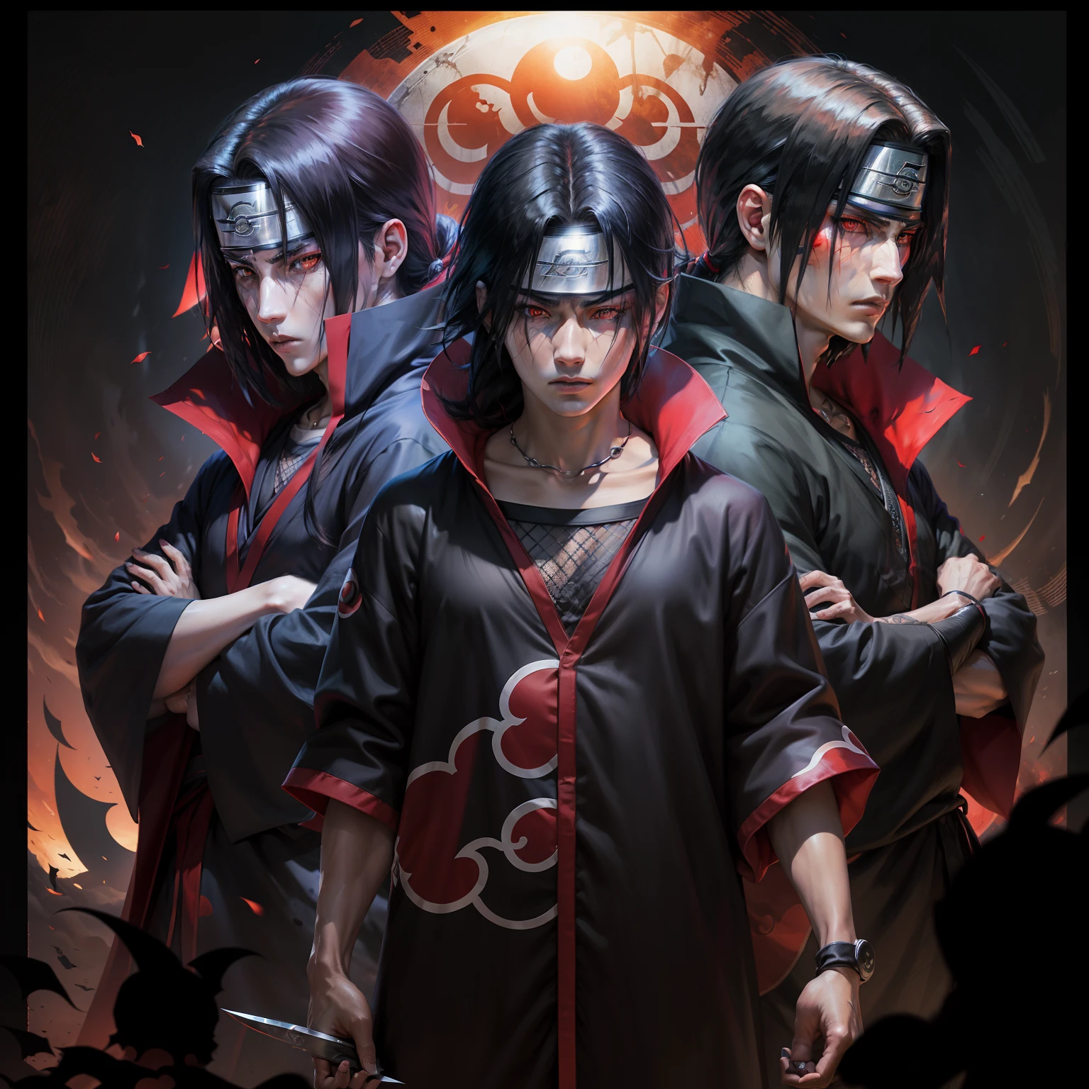 Kaisen jujutsu character Sukuna in the style and traits of JoJo Bizarres 
