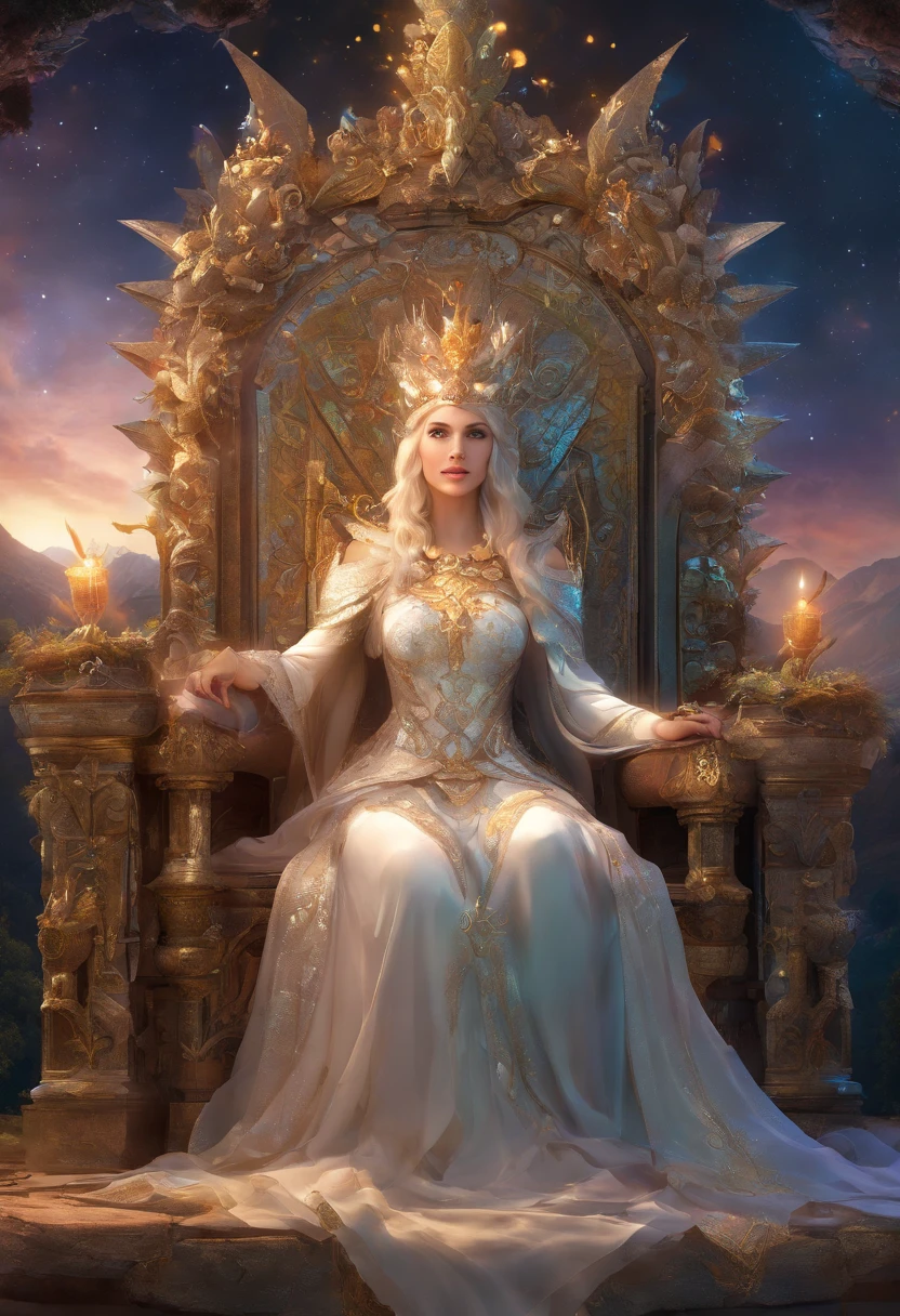(((masterpiece)), IvoryGoldAI city at night, isometric, 3D rendering, very high definition, high detail, 8k, cinematic lighting, ultra high resolution, best quality, there is a woman sitting on a chair in the city, a beautiful fantasy queen, ((a beautiful fantasy queen)), Karol Bak UHD, beautiful elf with gorgeous robes, detailed fantasy digital art, beautiful fantasy art, detailed fantasy art, Very beautiful fantasy art, goddess. Extremely high detail, fantasy woman, beautiful elegant elf queen, beautiful fantasy art portrait