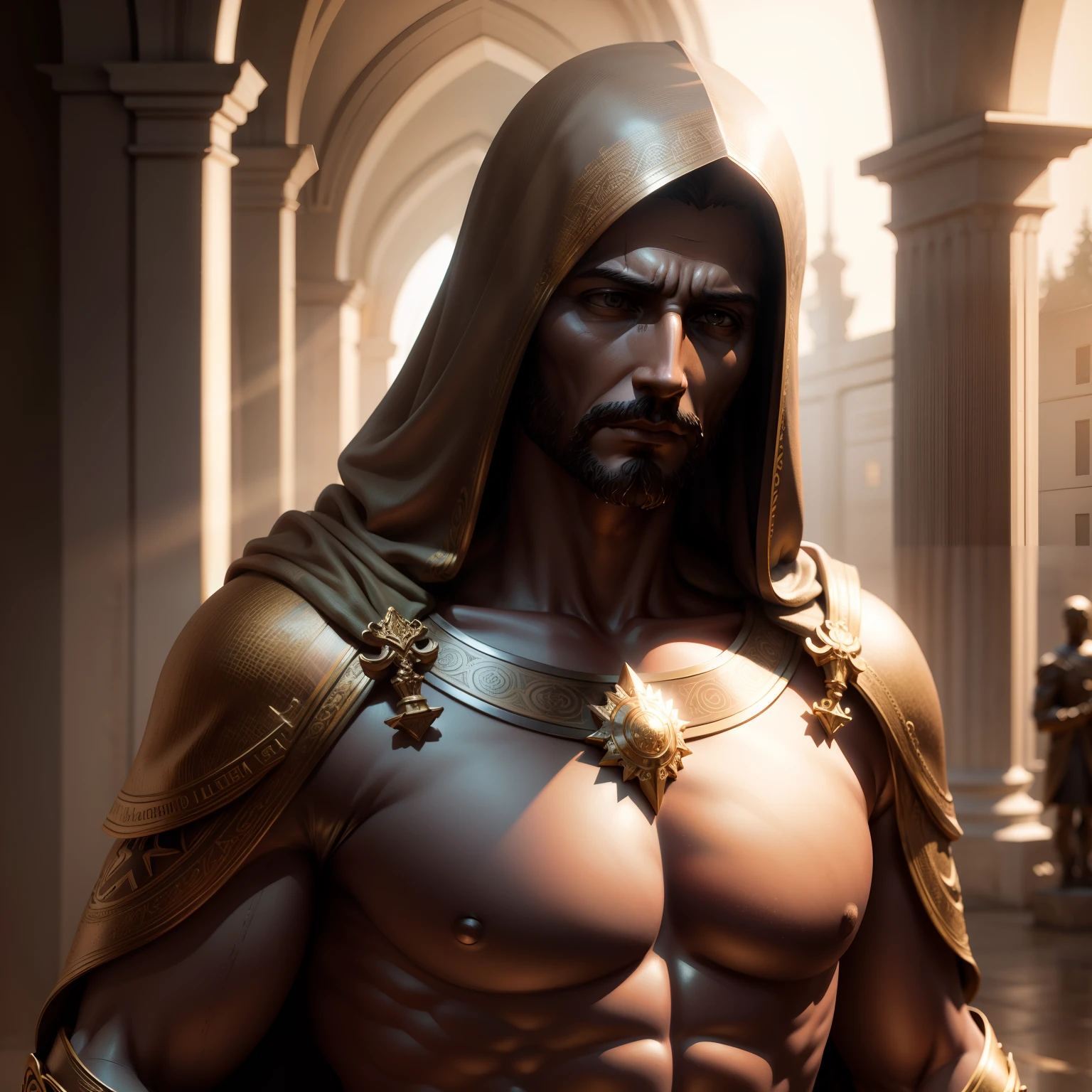 O Deus Original, an ultra realistic cinematic statue in 8k 16x9
