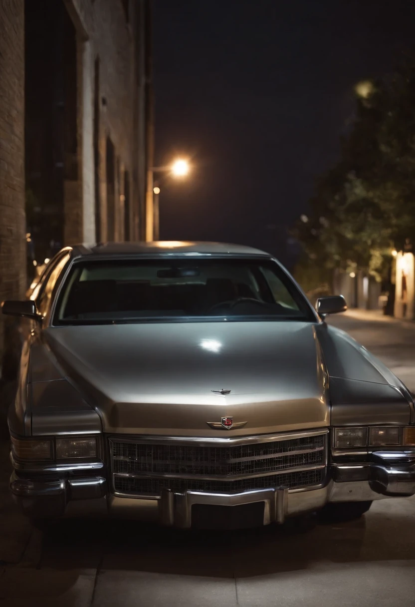 Detailed raw HD photo medium-distance photo of a (Cadillac CTV) , showroom, parked in a parcade (darkly lit, dimly lit, discreet) grunge , menacing urban environment, metal tubes, concreating, decay, micro-details, hyperdetailed, raytracing, realism, crystal clear, photorealism, photorealistic,
(nocturnal, pitch, moody and dark:1.3) (bright headlights: 1.2)