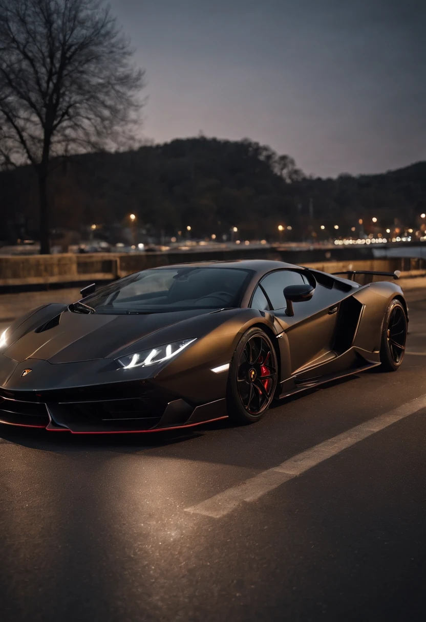 Detailed raw HD photo medium-distance photo of a (Lamborghini hypercar) , showroom, parked in a parcade (darkly lit, dimly lit, discreet) grunge , menacing urban environment, metal tubes, concreating, decay, micro-details, hyperdetailed, raytracing, realism, crystal clear, photorealism, photorealistic,
(nocturnal, pitch, moody and dark:1.3) (bright headlights: 1.2)