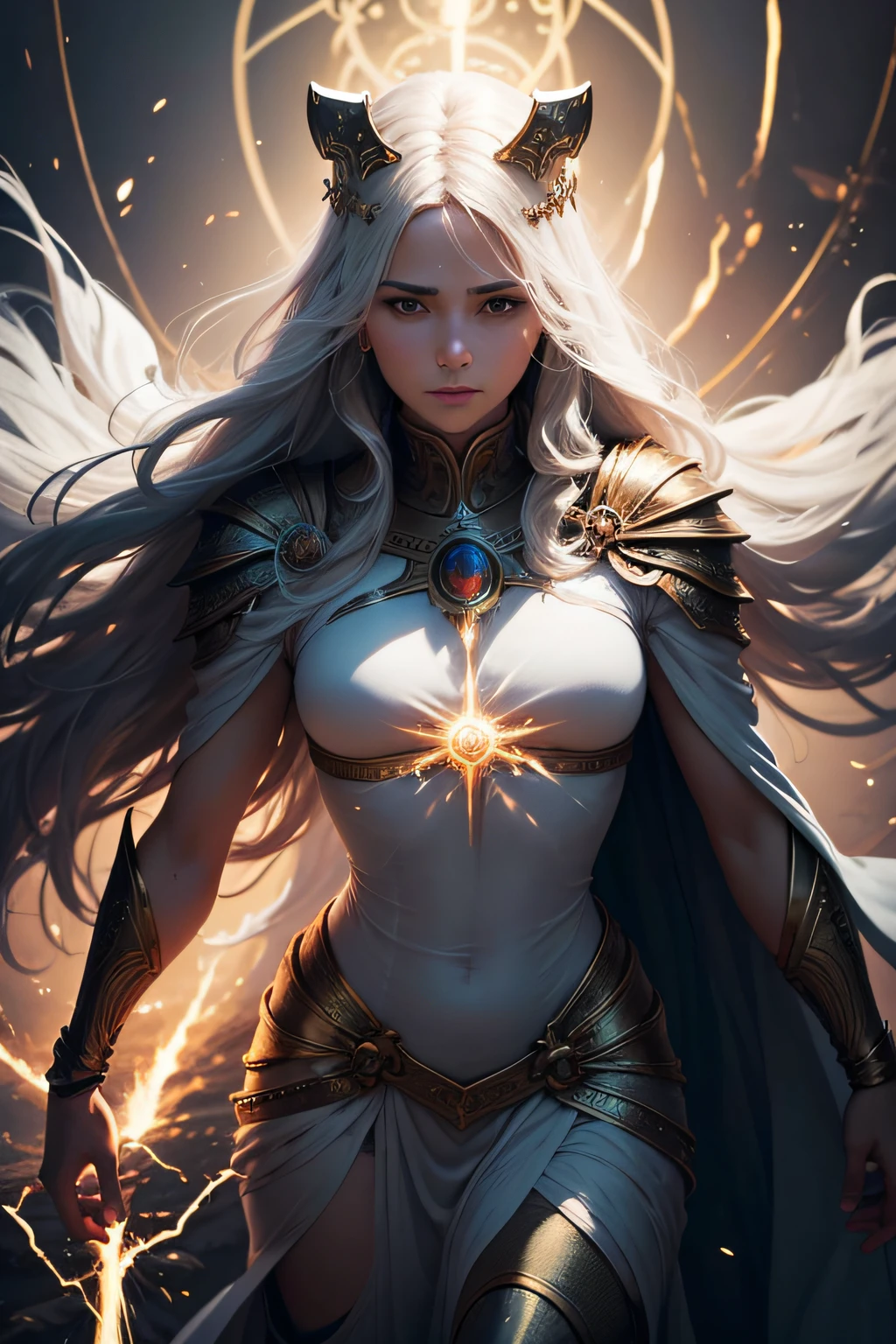 Images of God that convey power and security. These images could be used throughout the video to reinforce the message that God is with us and will protect us.