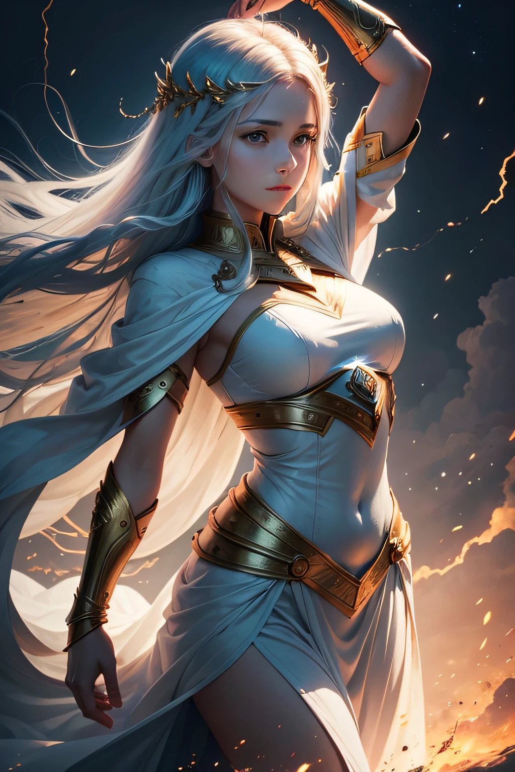 Images of God that convey power and security. These images could be used throughout the video to reinforce the message that God is with us and will protect us.