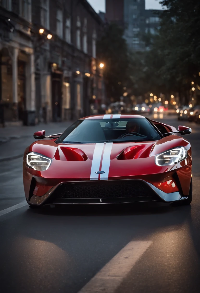 Detailed raw HD photo medium-distance photo (ford gt hypercar) , showroom, parked in a parcade (darkly lit, dimly lit, discreet) grunge , menacing urban environment, metal tubes, concreating, decay, micro-details, hyperdetailed, raytracing, realism, crystal clear, photorealism, photorealistic,
(nocturnal, pitch, moody and dark:1.3) (bright headlights: 1.2)