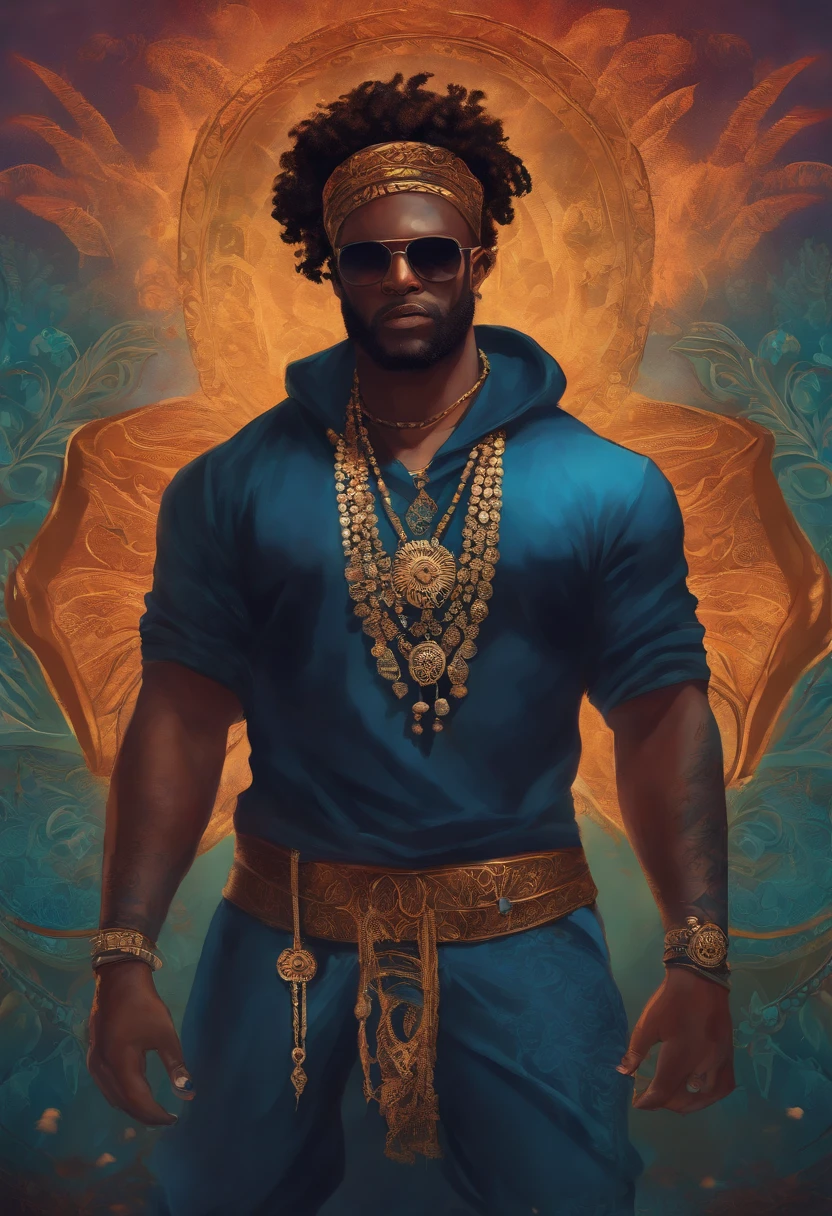 Thug life marmoth, character ilustration,