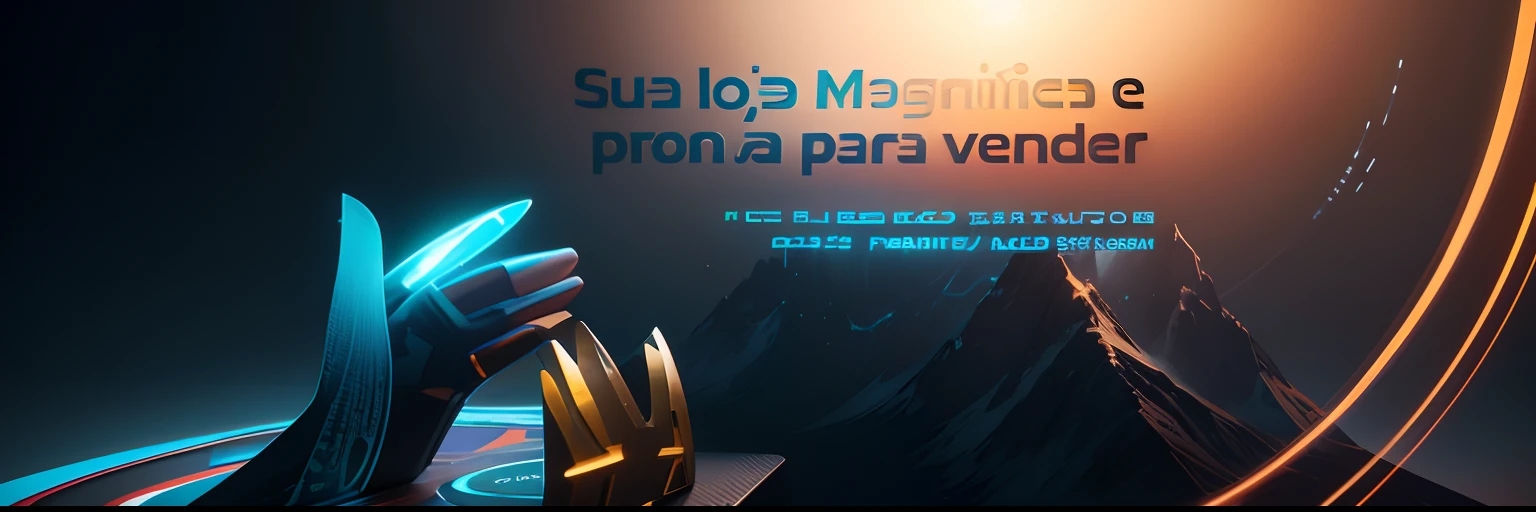 1deixe esta imagem com um designer futurista e com as letras em 3d com perspectivade fundo e com letras bem vividas e esepelhadas sem alterar o fundo