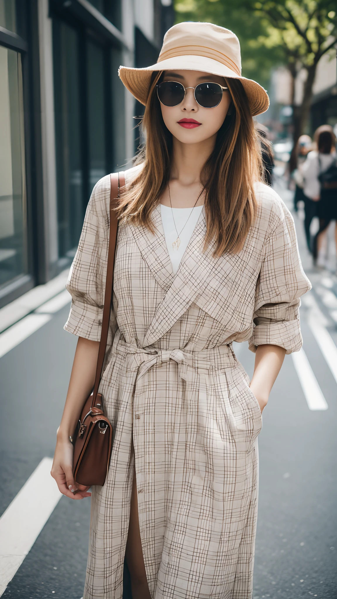 Women's street style photo, Shot with Sony A 7RIII, Sunlight、I don't need sunglasses