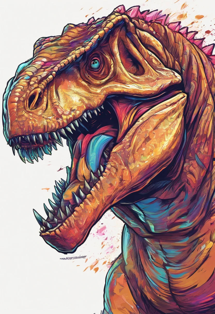 una feroz batalla entre un T-Rex y un triceratops, (La mejor calidad, 4k, Altas Resoluciones, Ultra detallado), Lucha intensa, rugidos y trompetas, Dusty prehistoric landscape, Sombras realistas, vivid colors, (Detallado, intrincado, elaborar) Escamas y texturas de dinosaurios, Dynamic Moves, (feroz, determinado) Expresiones en las caras de dinosaurios, (poderoso, muscular) Cuerpos, dientes afilados y cuernos, (big size ass, imponente) Size, (dramatic, dynamic) luci, (poderoso, energetic) Plantea, (tension, anticipation) En el aire,1 versus 1,sangre,cazando,defendiendose,lucha de vida o muerte,(sin censura)