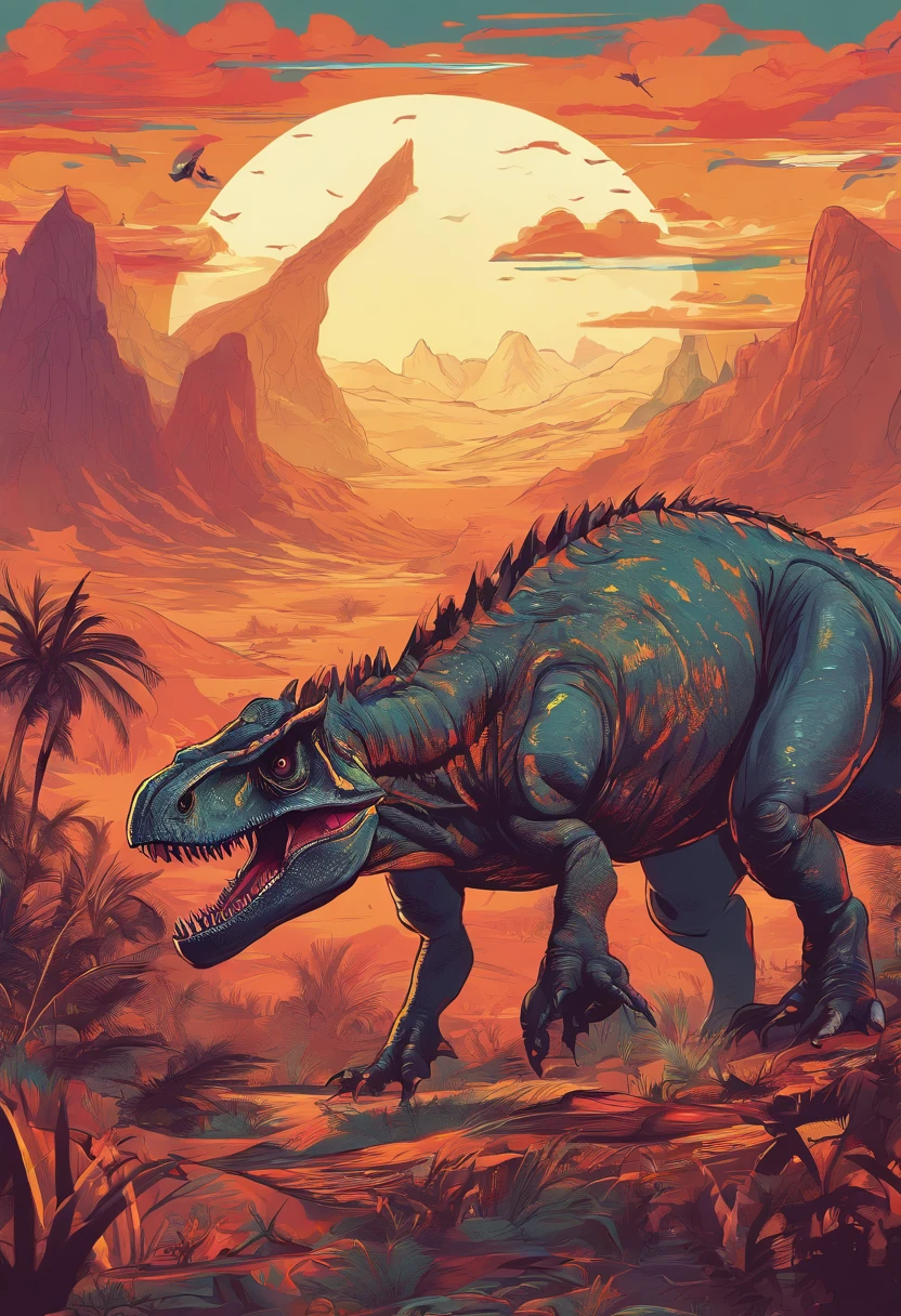 una feroz batalla entre un T-Rex y un triceratops, (La mejor calidad, 4k, Altas Resoluciones, Ultra detallado), Lucha intensa, rugidos y trompetas, Dusty prehistoric landscape, Sombras realistas, vivid colors, (Detallado, intrincado, elaborar) Escamas y texturas de dinosaurios, Dynamic Moves, (feroz, determinado) Expresiones en las caras de dinosaurios, (poderoso, muscular) Cuerpos, dientes afilados y cuernos, (big size ass, imponente) Size, (dramatic, dynamic) luci, (poderoso, energetic) Plantea, (tension, anticipation) En el aire,1 versus 1,sangre,cazando,defendiendose,lucha de vida o muerte,(sin censura)