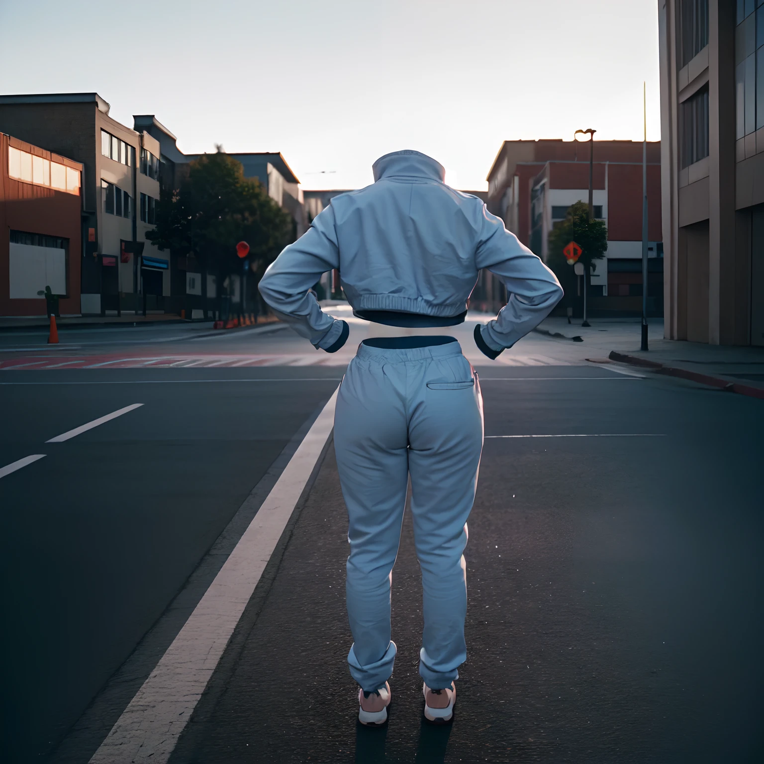 school tracksuits, ((invisible, no humans:1.5, headless:1.5, handless, legless)), big breast, from behind, big hips,
(8k, RAW photo, best quality, masterpiece:1.2), (realistic, photo-realistic:1.37),photon mapping, radiosity, ((Hasselblad photography)),physically-based rendering,