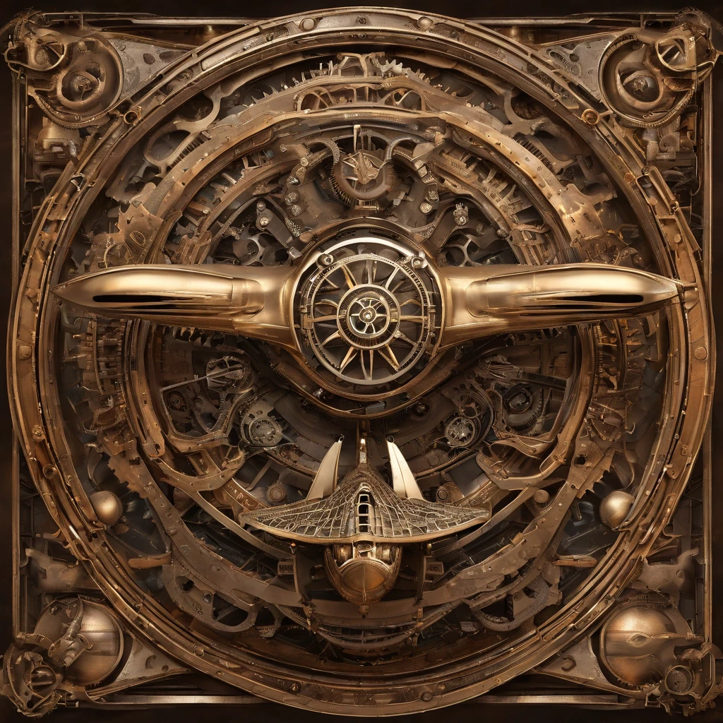 A close up of a clock with a clock face on it - SeaArt AI