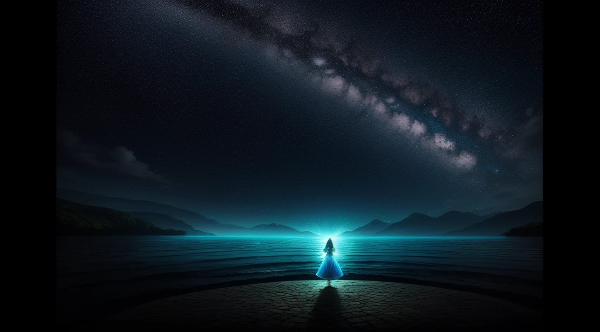 masterpiece of art that transcends excellence, with an ultra-sophisticated level of detail. This illustration, portraying a lonely girl immersed in a fantasy world, it's truly stunning. Em seu voo gracioso, She rides a magical broom against the backdrop of the night sky., immersed in the magic of spells. A lua brilha intensamente, while stars dot the horizon and clouds dance to the rhythm of the wind.
Her flowing hair is a sight to behold., assim como sua capa, Hat and boots, complementando perfeitamente o visual. The broom in his hands glows with a mysterious charm, adding an aura of fascination and playfulness to the scene. Ela personifica aventureira, bringing with it a sense of freedom, Wonder and imagination. His determination and skill are evident in his posture and agile movement, irradiando energia e rapidez.
The realistic and naturalistic artistic approach of this illustration perfectly captures the figurative and representational elements. The beauty of this fantasy world is enhanced by its rich culture, mitologia e contos de fadas, envolvendo bruxas, Wizards and magical creatures. These fantastic elements merge harmoniously, transporting us to imaginary worlds of wonder.
The composition of this work is carefully planned, com uma escala que enaltece a protagonista. O primeiro plano, middle ground and background are expertly crafted to create an engaging perspective. A luz, color and texture are meticulously applied, aprimorando cada detalhe para destacar a beleza e a maravilha da cena.
This illustration is a true celebration of imagination and creativity, onde a beleza e o encanto ganham vida.