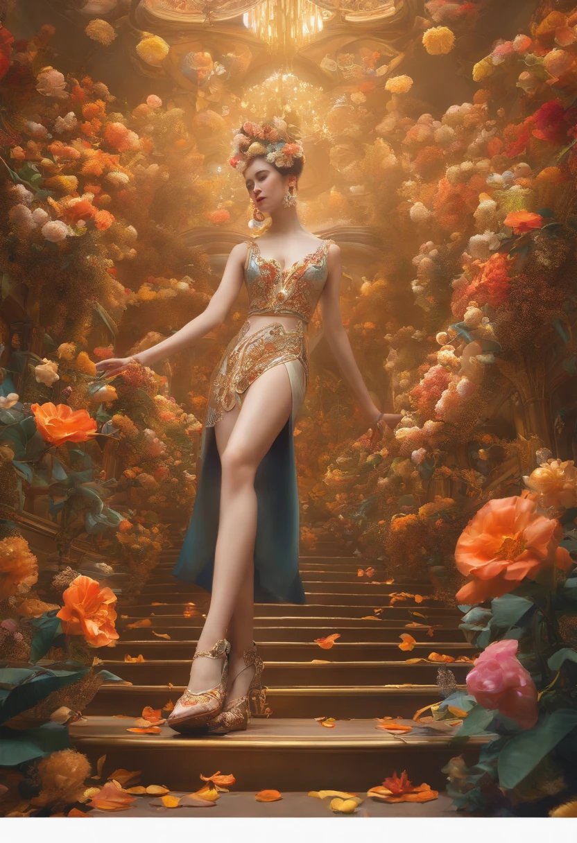 Brilliant performance
Footwear sneakers
petal, ads,
solarpunk, Very detailed and
complex, Golden ratio, Very
colorful, hyper-maximalist,
opulent, luxury goods, elite, good
, Oil painting, Cinematic,
CGSesociety, James Jean, Brian
fraud, author:ross tran