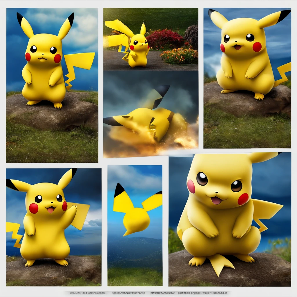 Pikachu como tema,best quality, master part, ultrahigh-resolution, (fotografia realista:1.4), Surrealismo, Semelhante a um sonho,FusionArt, Shadow dancer, magia das sombras, Darkness Control, furtividade, passo da sombra, Umbral spells, hidden blade,