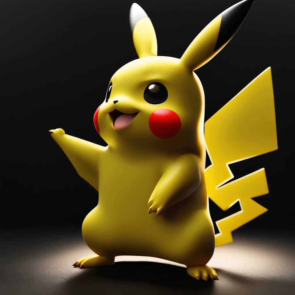 Pikachu como tema，best quality, master part, ultrahigh-resolution, (fotografia realista:1.4), Surrealismo, Semelhante a um sonho,FusionArt, Shadow dancer, magia das sombras, Darkness Control, furtividade, passo da sombra, Umbral spells, hidden blade,