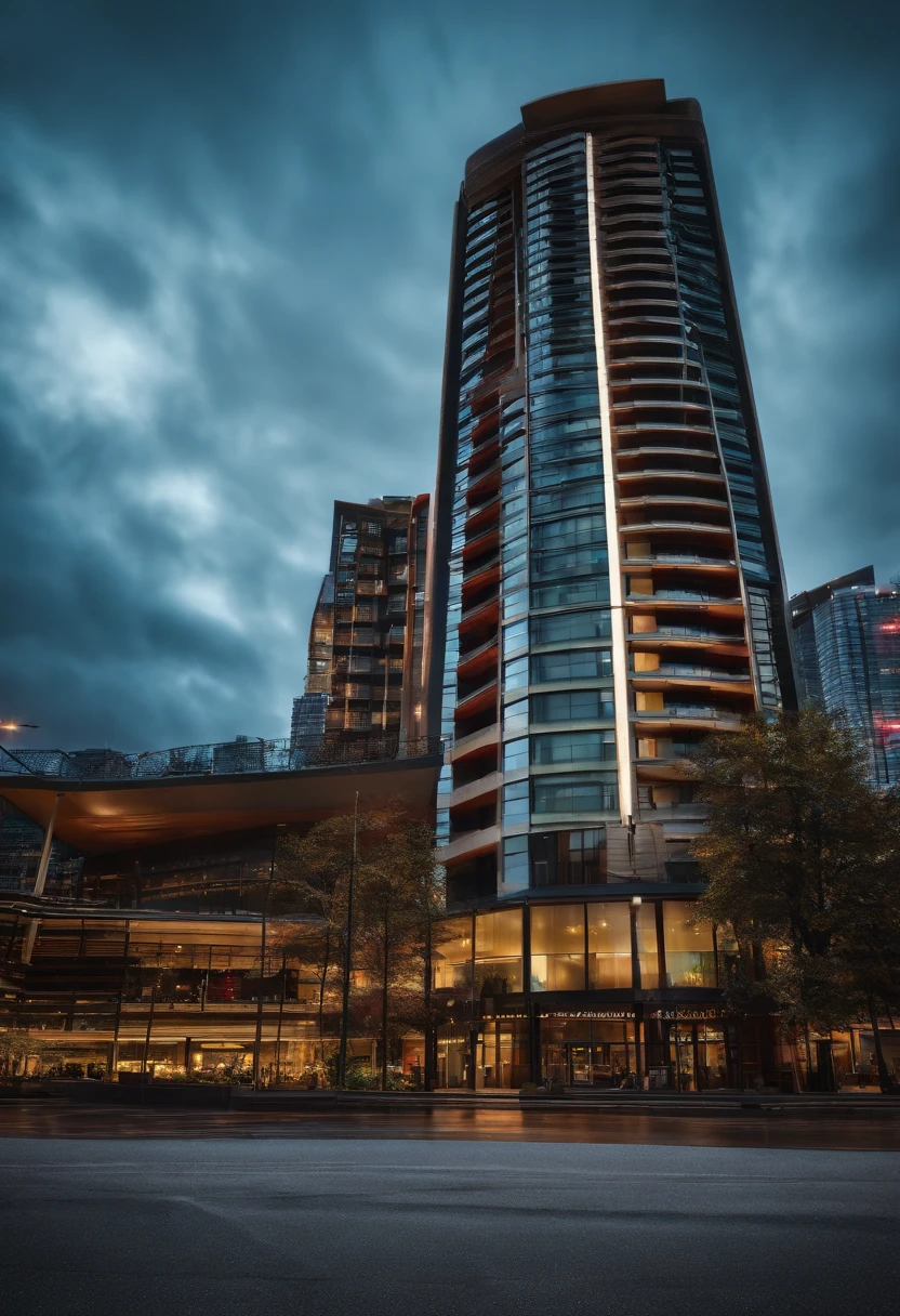 burnaby station square tower in png format