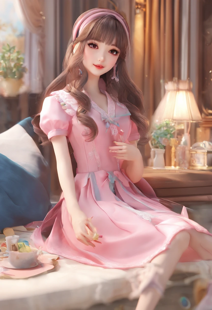 (Masterpiece), (Best quality, A high resolution, highly detailed, illustration), 1girll,Lovely face,Has long soft hair and bright eyes,Always wear cute clothes and accessories、Cute ite beautiful girl,Bare breasts in stockings,8K,finedetail,high qulity,hyper-high detail,Beautiful and beautiful,The scene is beautiful,tmasterpiece,High quality wallpapers,Enchanting figure
,Blu-ray clarity