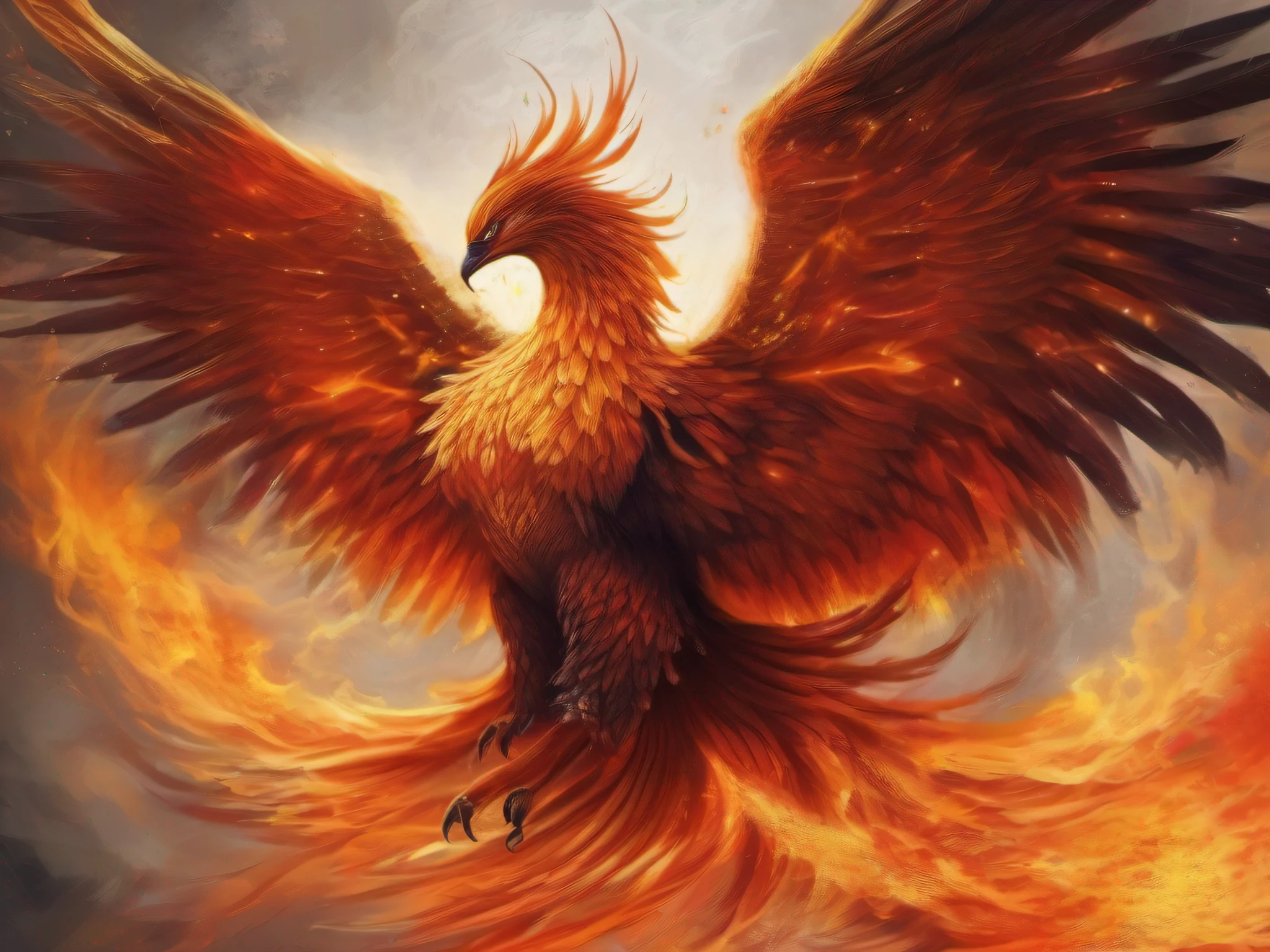 (half blue) half immolation phoenix,<lora:Phoenix:0.68>,terrifying glowing eyes,immolation wings,<lora:phoenix:0.68>,