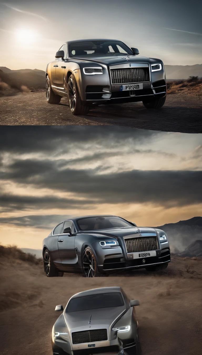 sci fi rolls royce, flying rolls royce, big rolls royce, no wheels, lamborghini urus, angular shapes