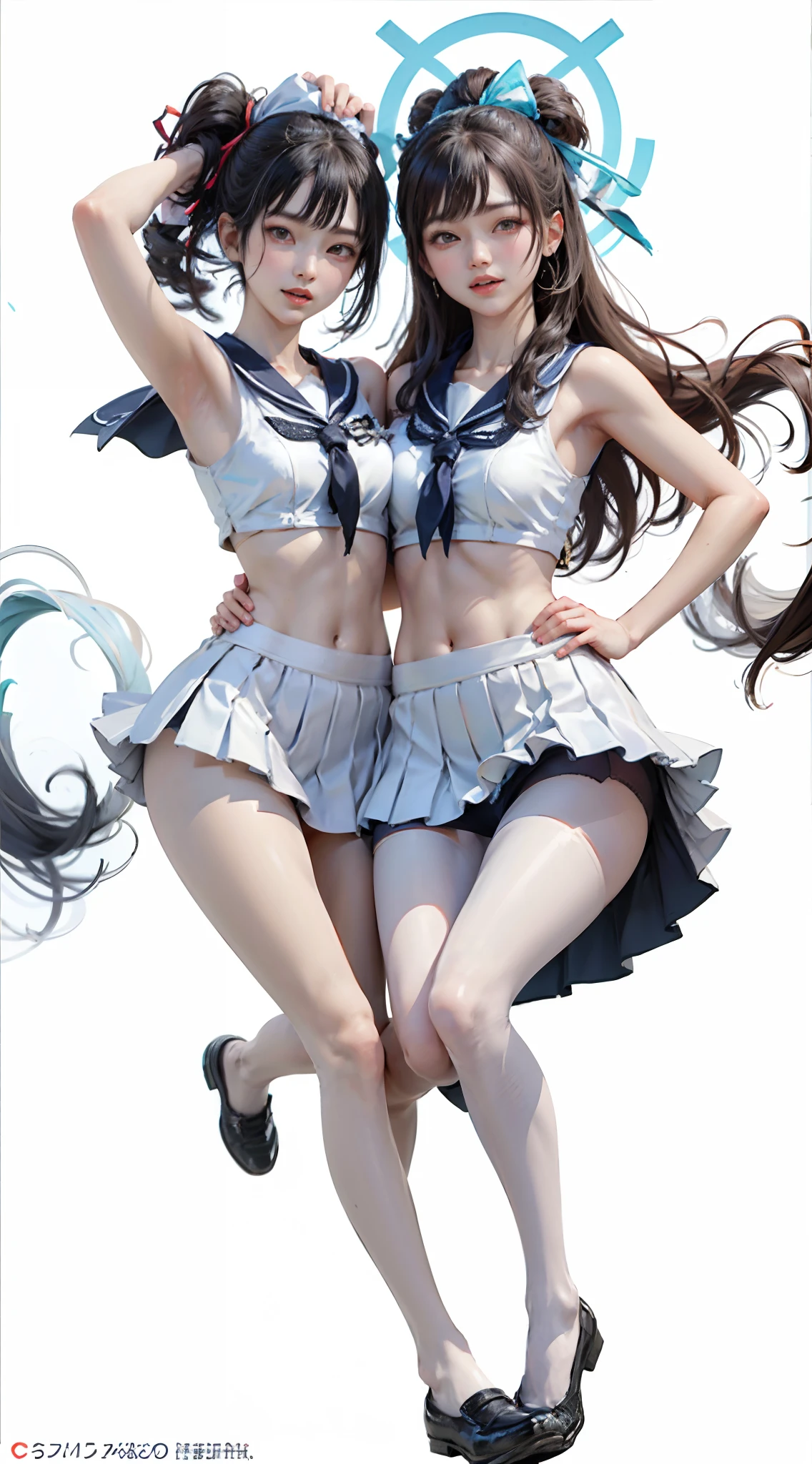 Two women crouching、Spread your legs apart、Stand next to each other, Ultra mini skirt、Raw feet、Beautiful camel toe、Beautiful navel、Beautiful armpits、Panties are visible、Squat facing the front、M word、Opening legs、Open legs,Beautiful panties、Beautiful camel toe、White panty、Mei Nagano and Mikako Tabe, Yui Arakaki and Kasumi Arimura, Wearing tight simple clothes, two japanese schoolgirls posing, Two girls, twins, symmetric!!, wearing white skirt, Very beautiful long slim legs, tight outfit, Short skirt, wearing heels and white dress, skin tight dress