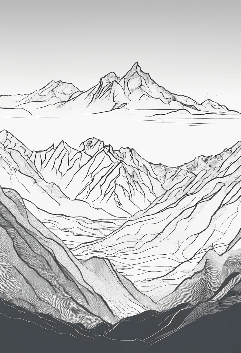 The southern alps of New Zealand