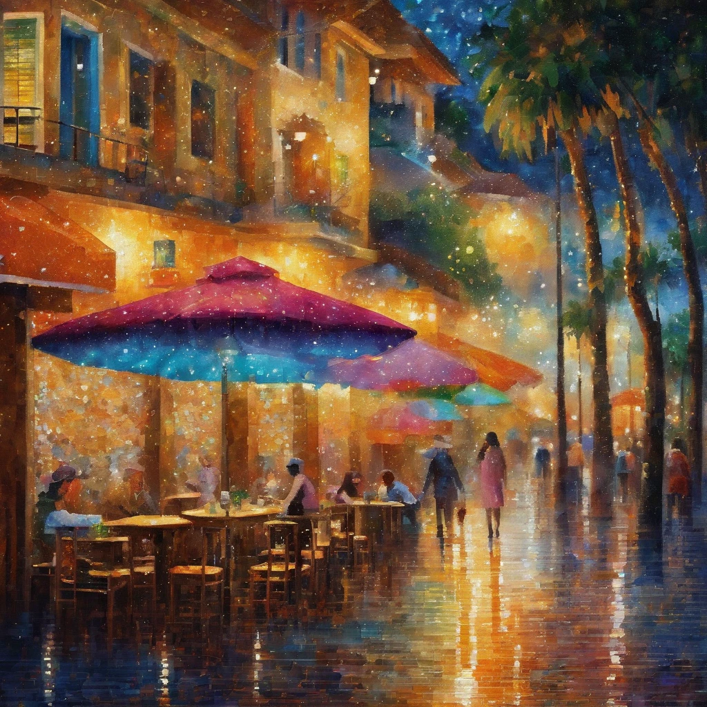 (best quality, master part:1.2), Foco suave, Aquarela gradiente brilhante, sonhador, fundo branco, garota, cafes, Praia de Copacabana