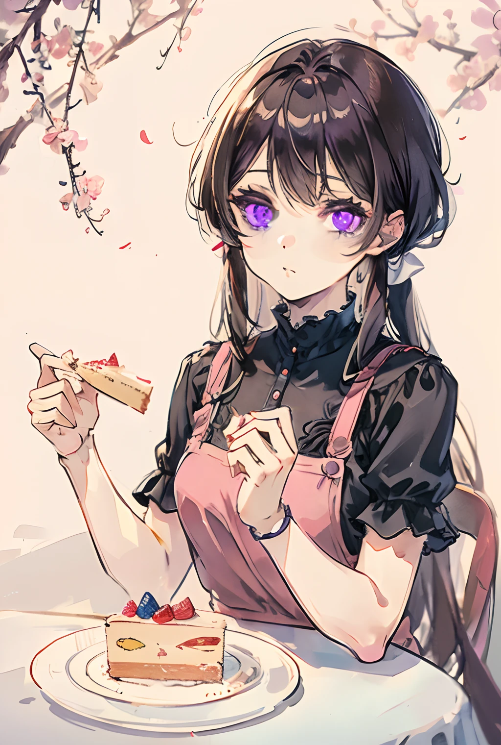 Purple eyes